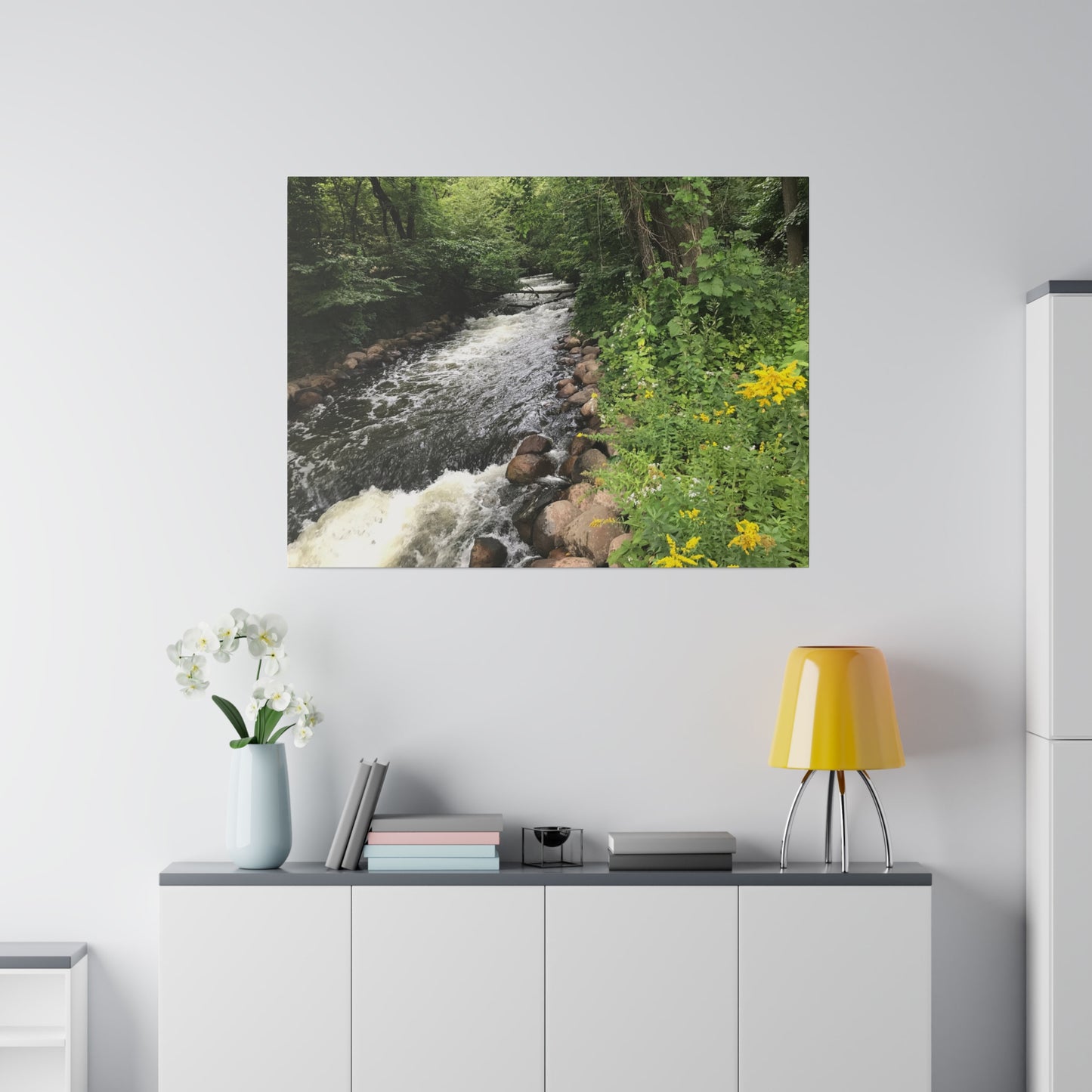Minnehaha, MN. - Matte Canvas Print and Wall Art, 0.75"