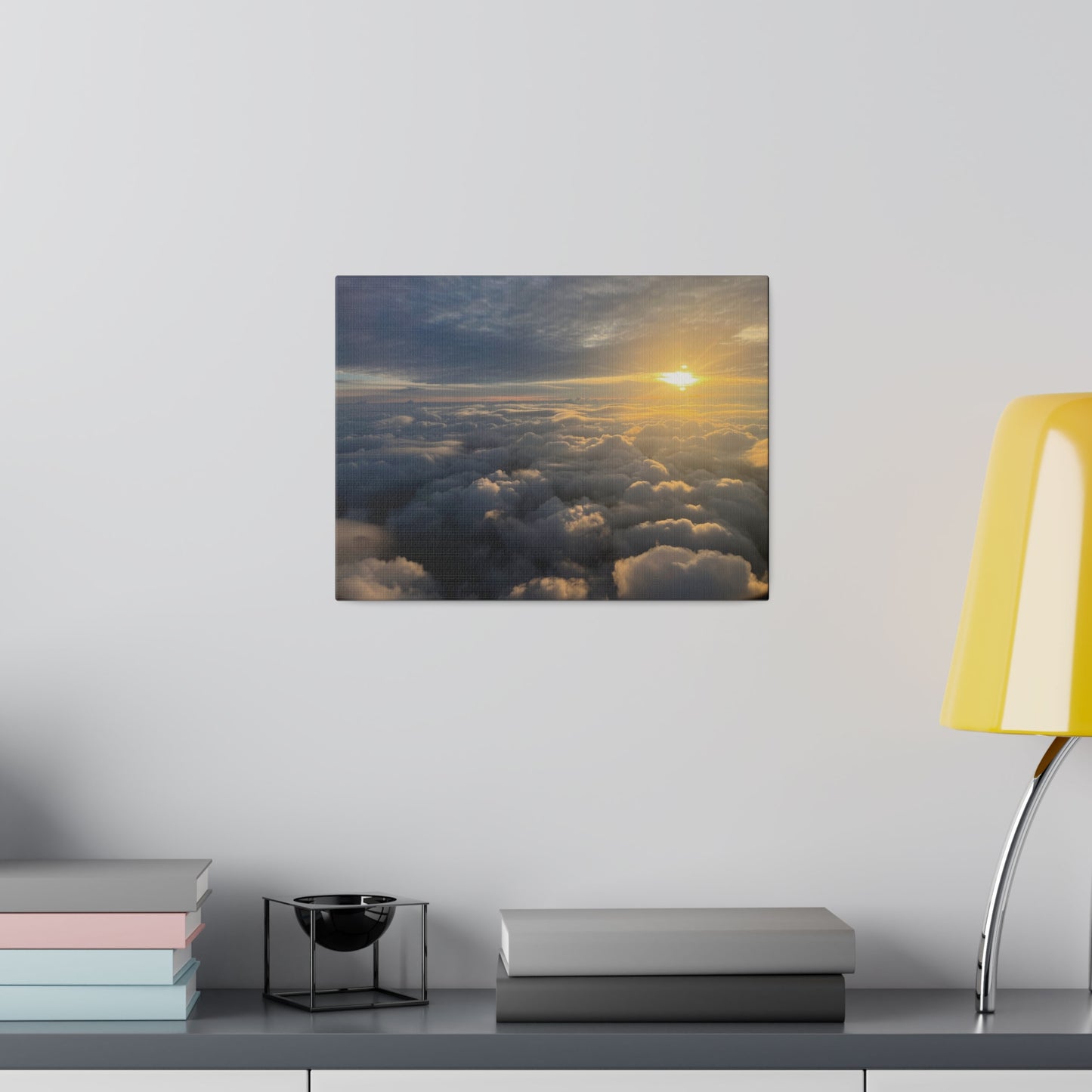 Sunset Over Rain Clouds. Cleveland - Matte Canvas Print and Wall Art, 0.75"