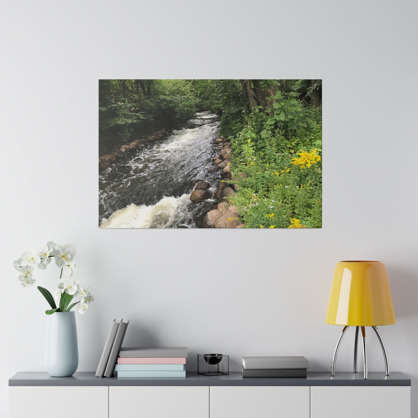 Minnehaha, MN. - Matte Canvas Print and Wall Art, 0.75"