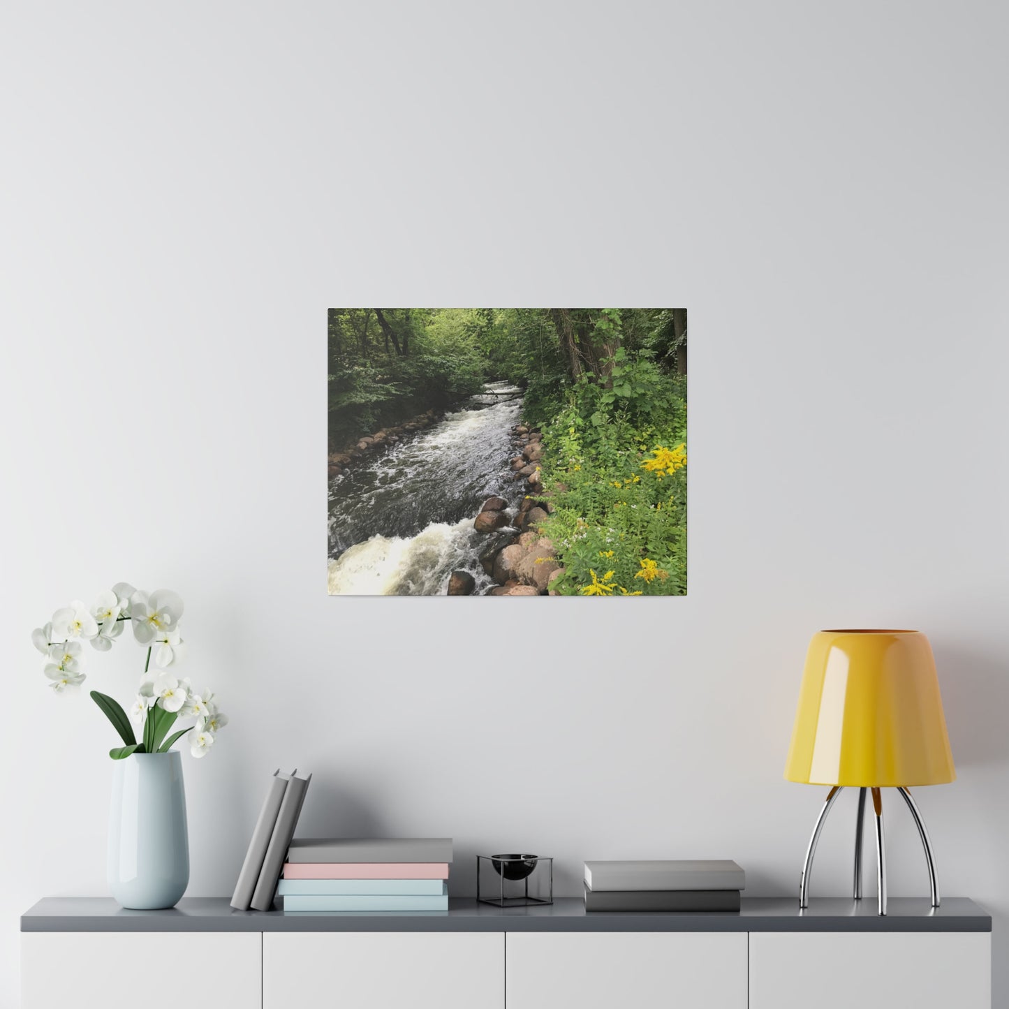 Minnehaha, MN. - Matte Canvas Print and Wall Art, 0.75"