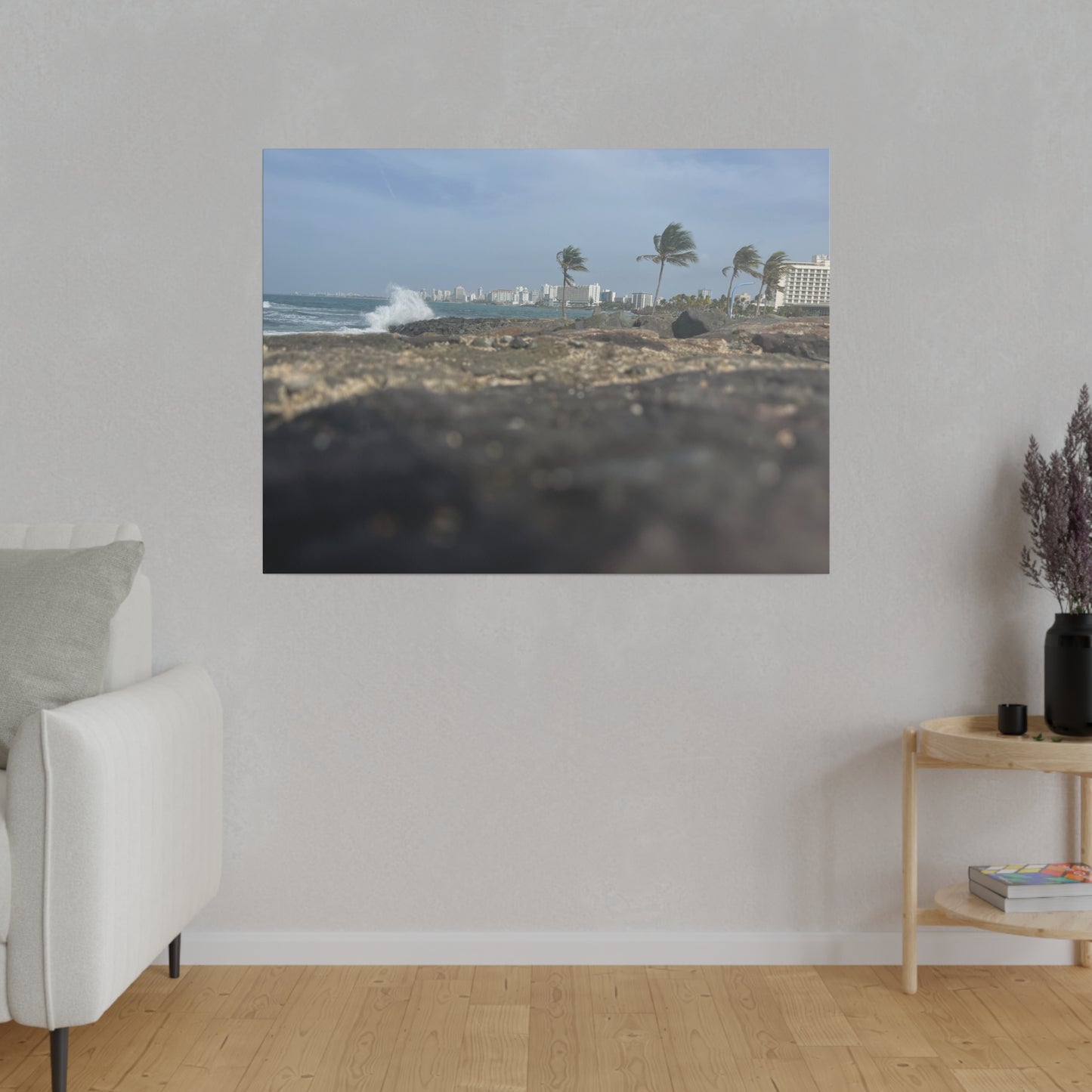 Ocean Winds of San Juan - Matte Canvas Print and Wall Art, 0.75"
