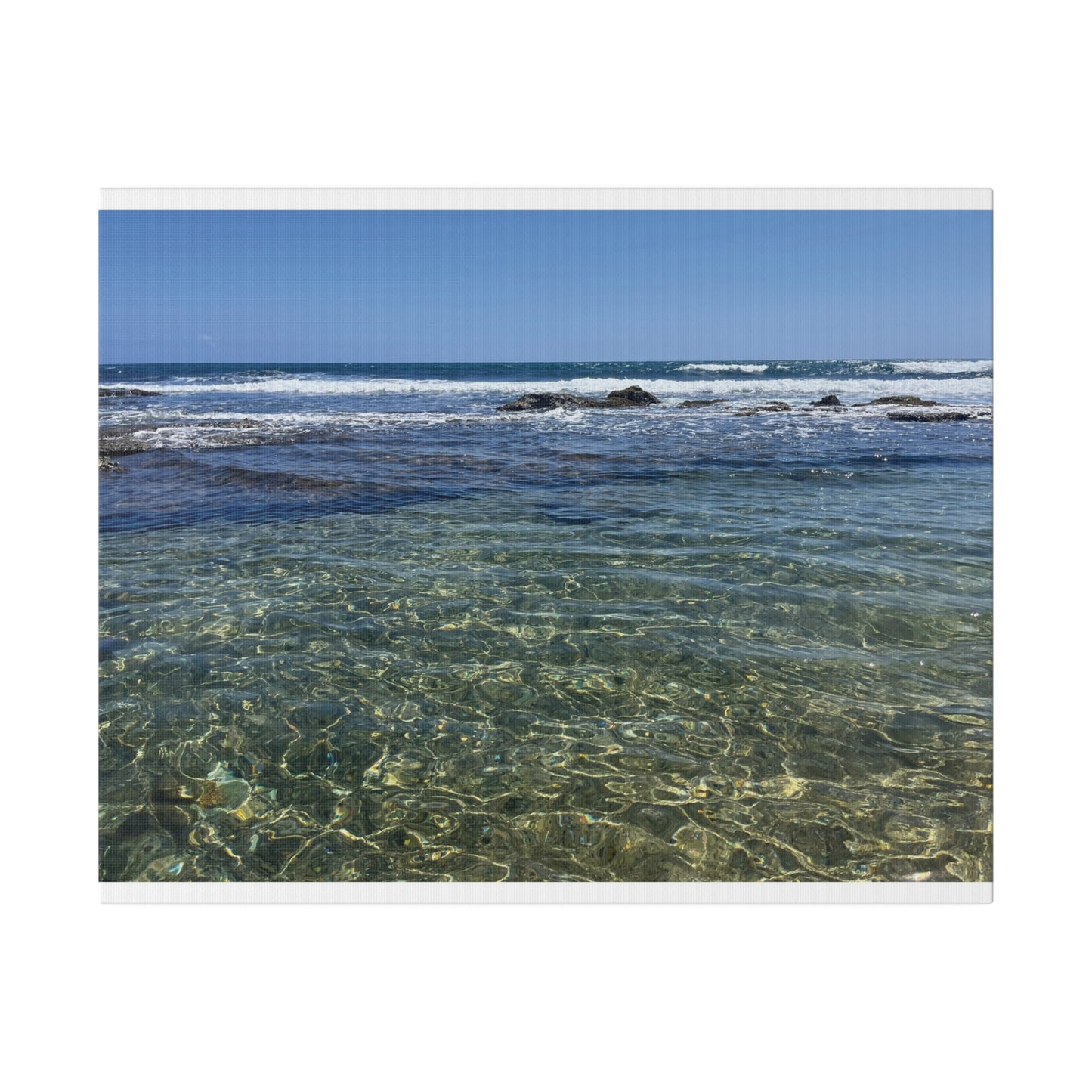 Escambrón Beach - Puerto Rico - Matte Canvas Print and Wall Art, 0.75"