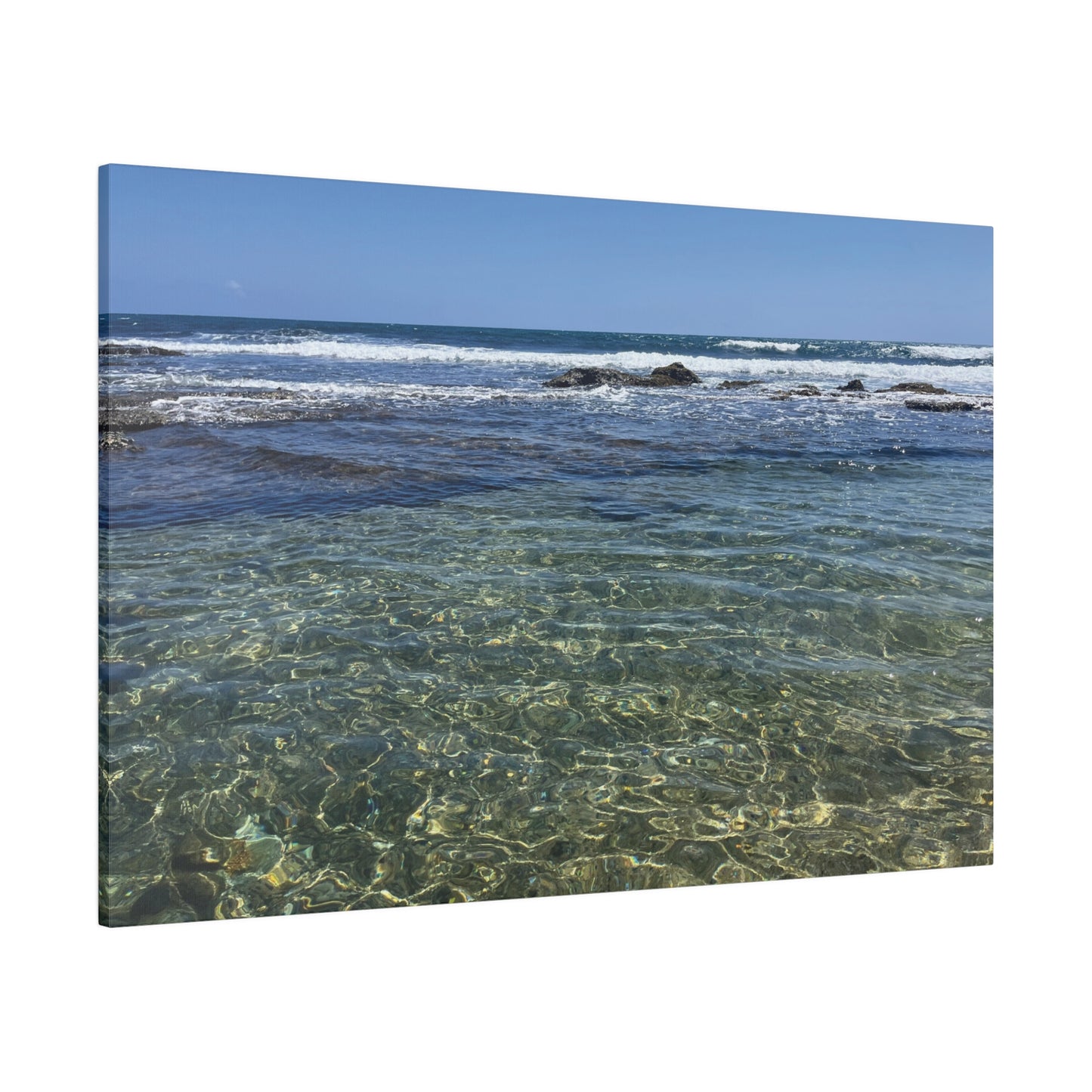Escambrón Beach - Puerto Rico - Matte Canvas Print and Wall Art, 0.75"