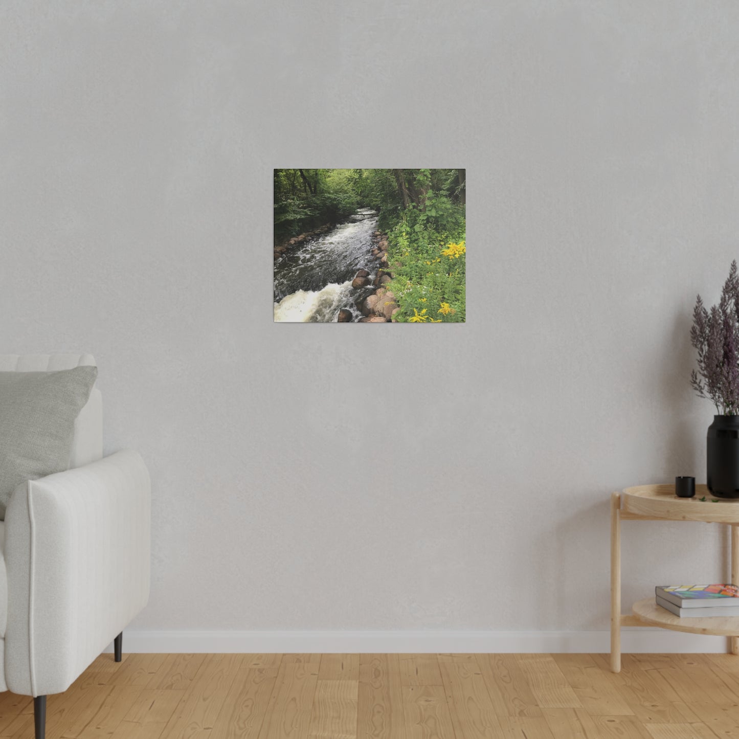 Minnehaha, MN. - Matte Canvas Print and Wall Art, 0.75"