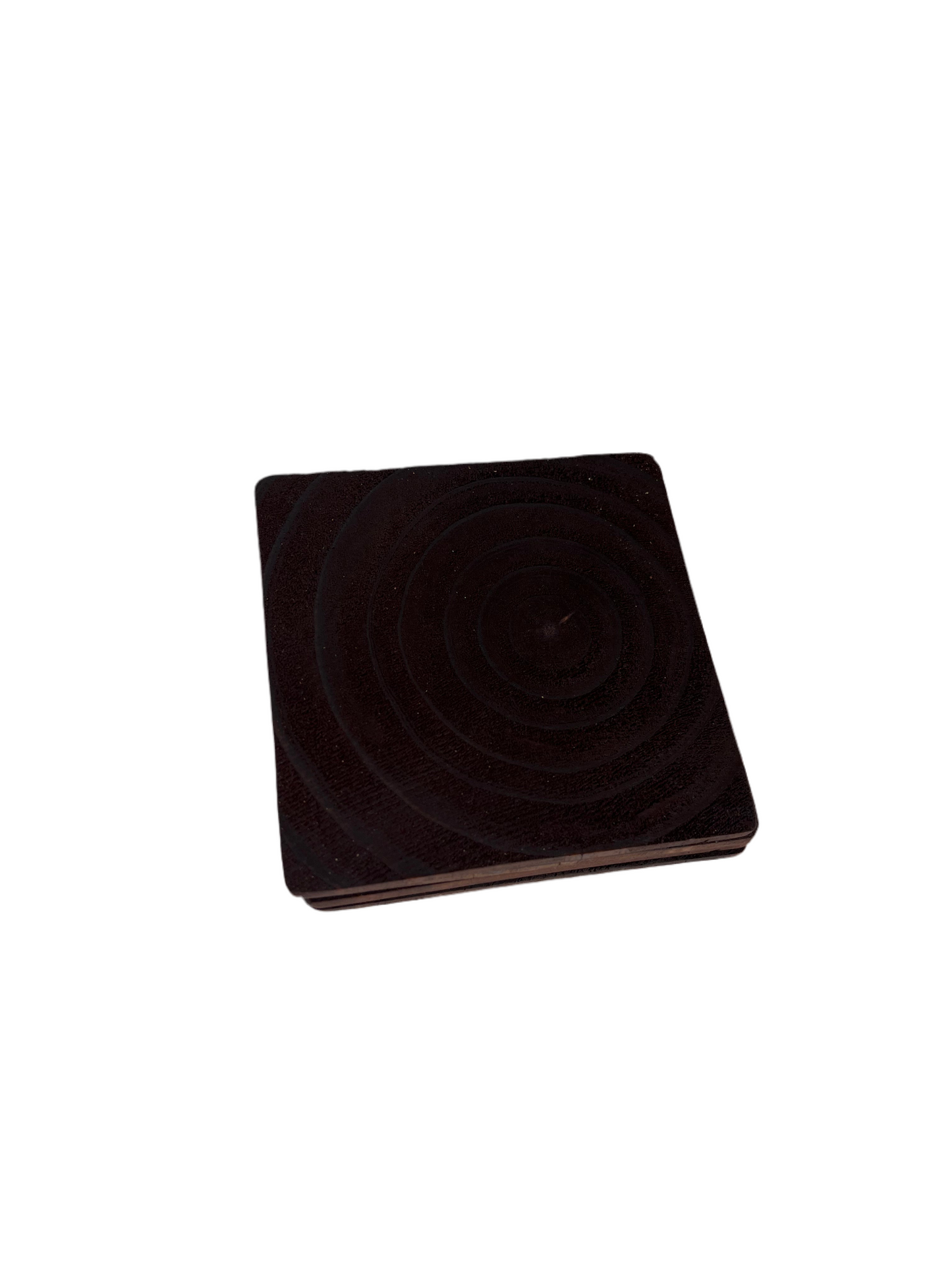 Wood Coasters with Honey Pigment