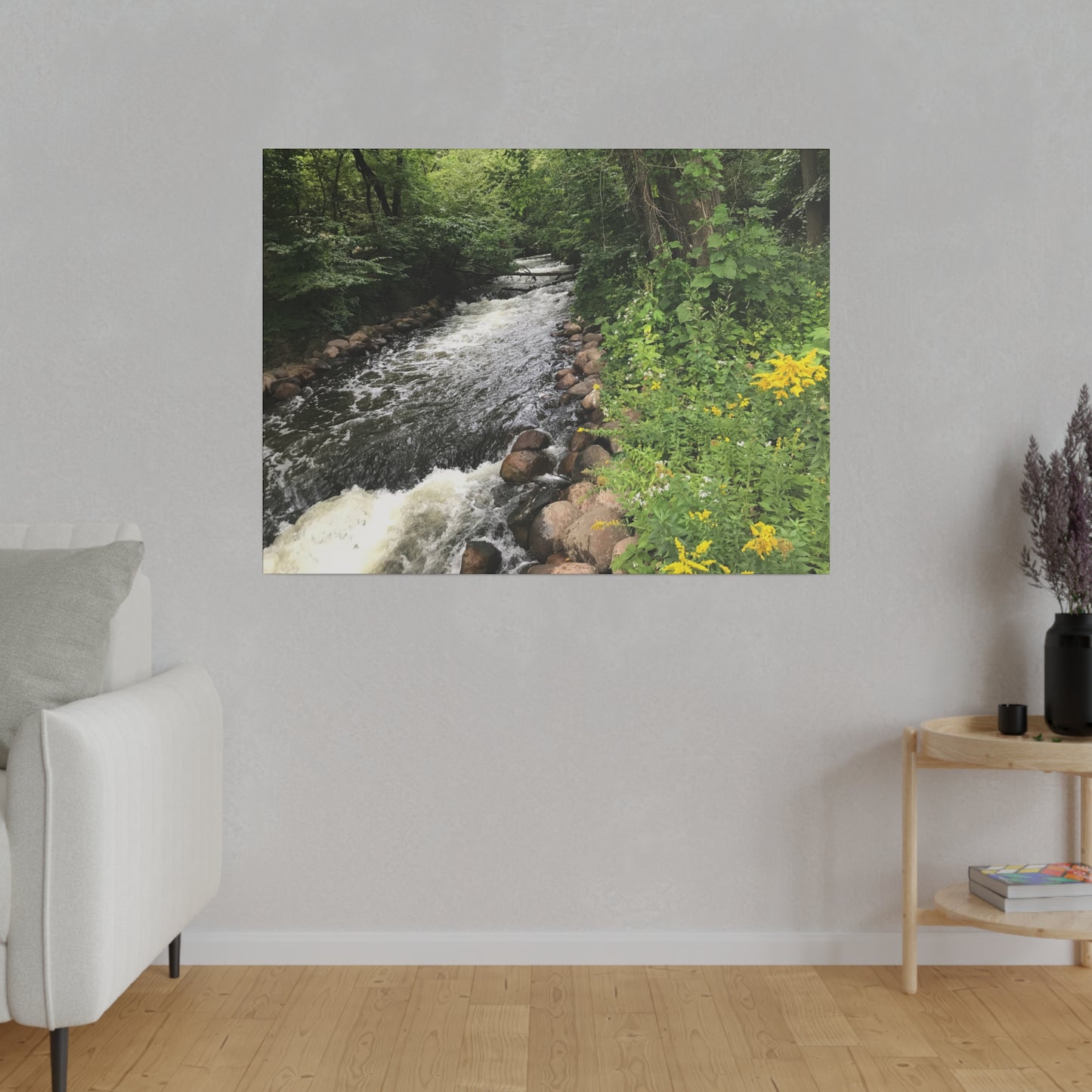 Minnehaha, MN. - Matte Canvas Print and Wall Art, 0.75"