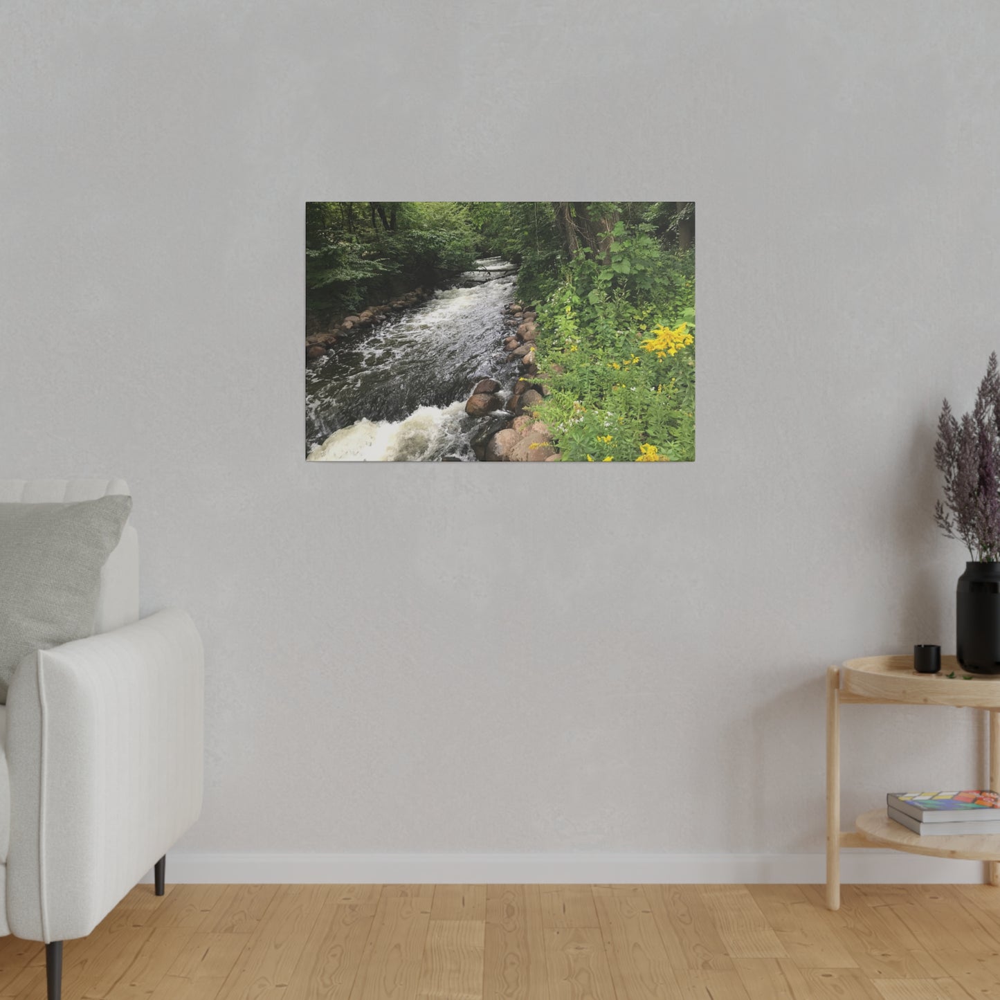 Minnehaha, MN. - Matte Canvas Print and Wall Art, 0.75"