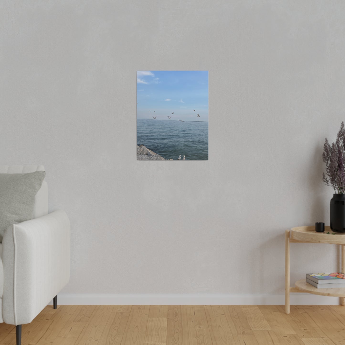 Grant Park Beach - Milwaukee, Matte Canvas Print and Wall Art Stretched, 0.75"