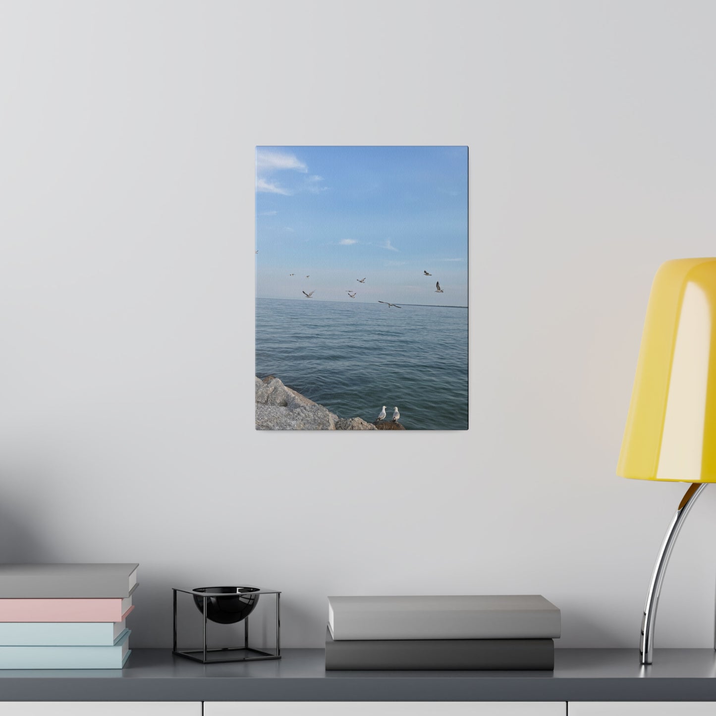 Grant Park Beach - Milwaukee, Matte Canvas Print and Wall Art Stretched, 0.75"