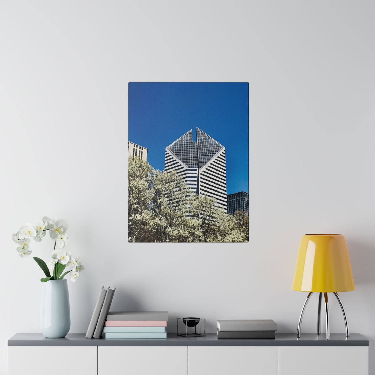 Craine Building Matte Canvas Print, Wall Art, Stretched, 0.75"