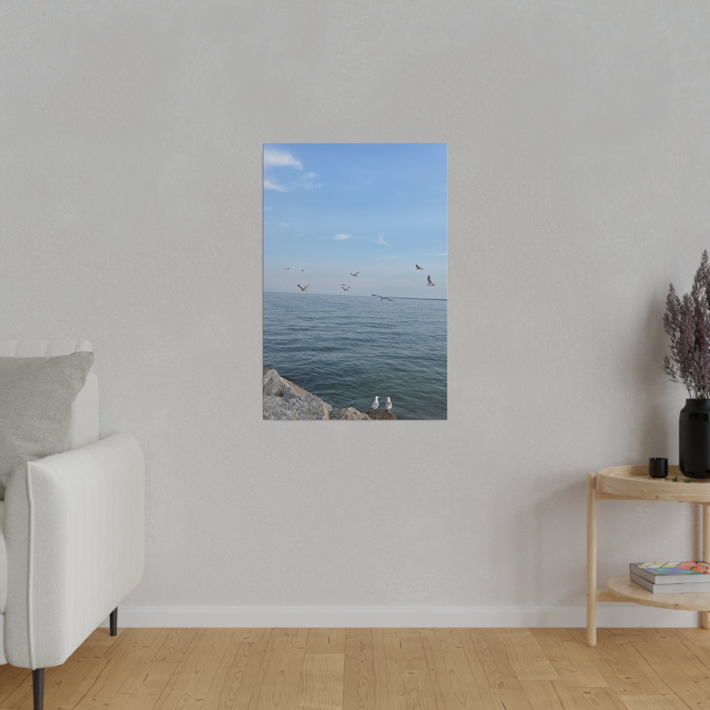 Grant Park Beach - Milwaukee, Matte Canvas Print and Wall Art Stretched, 0.75"