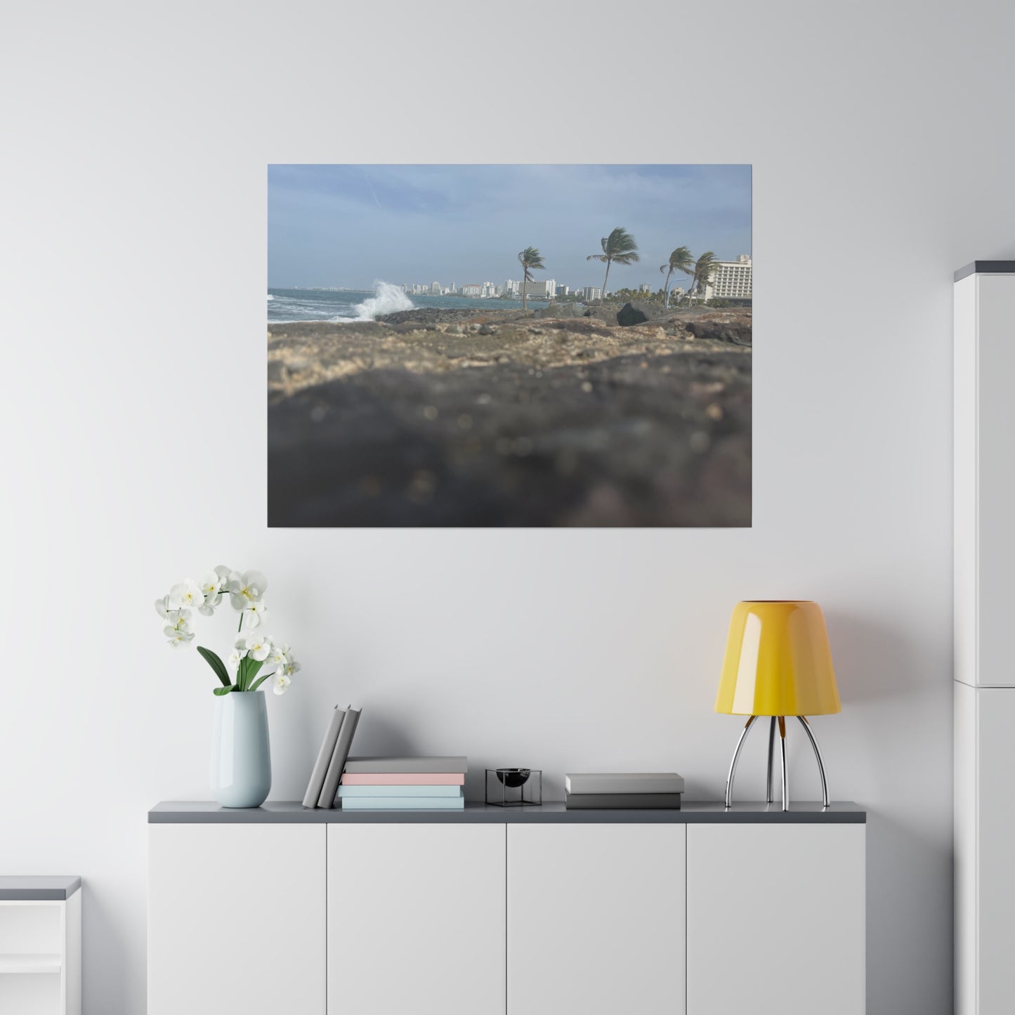 Ocean Winds of San Juan  - Matte Canvas Print and Wall Art, 0.75"