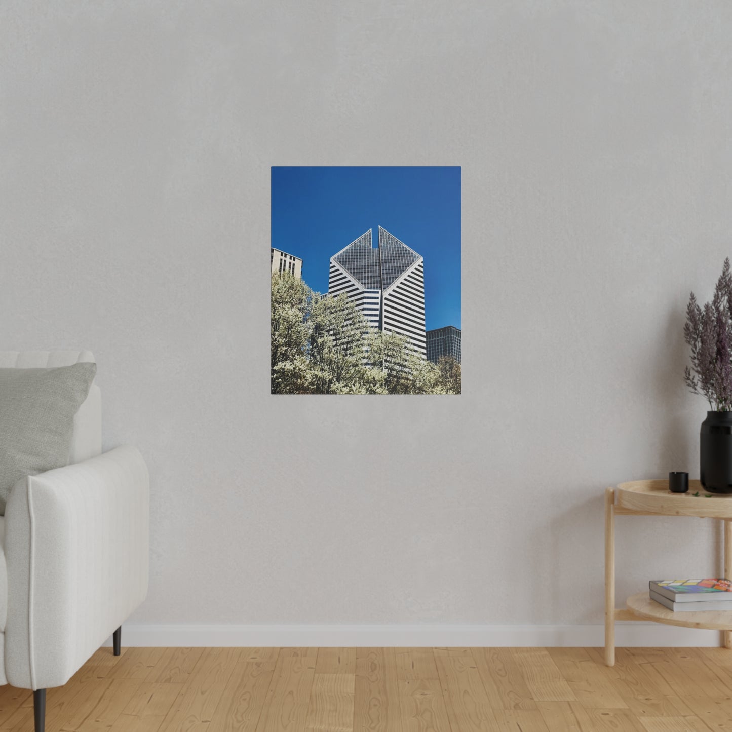 Craine Building Matte Canvas Print, Wall Art, Stretched, 0.75"