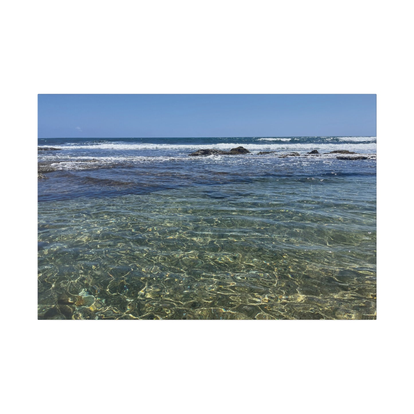 Escambrón Beach - Puerto Rico - Matte Canvas Print and Wall Art, 0.75"