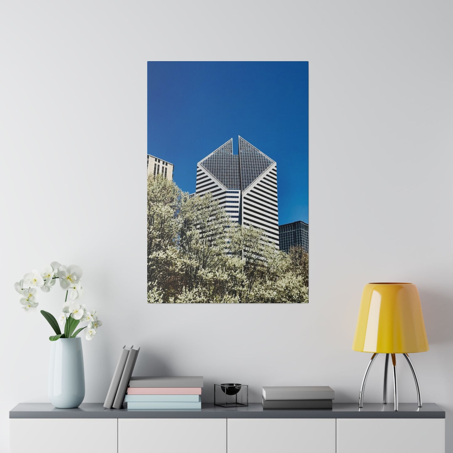 Craine Building Matte Canvas Print, Wall Art, Stretched, 0.75"