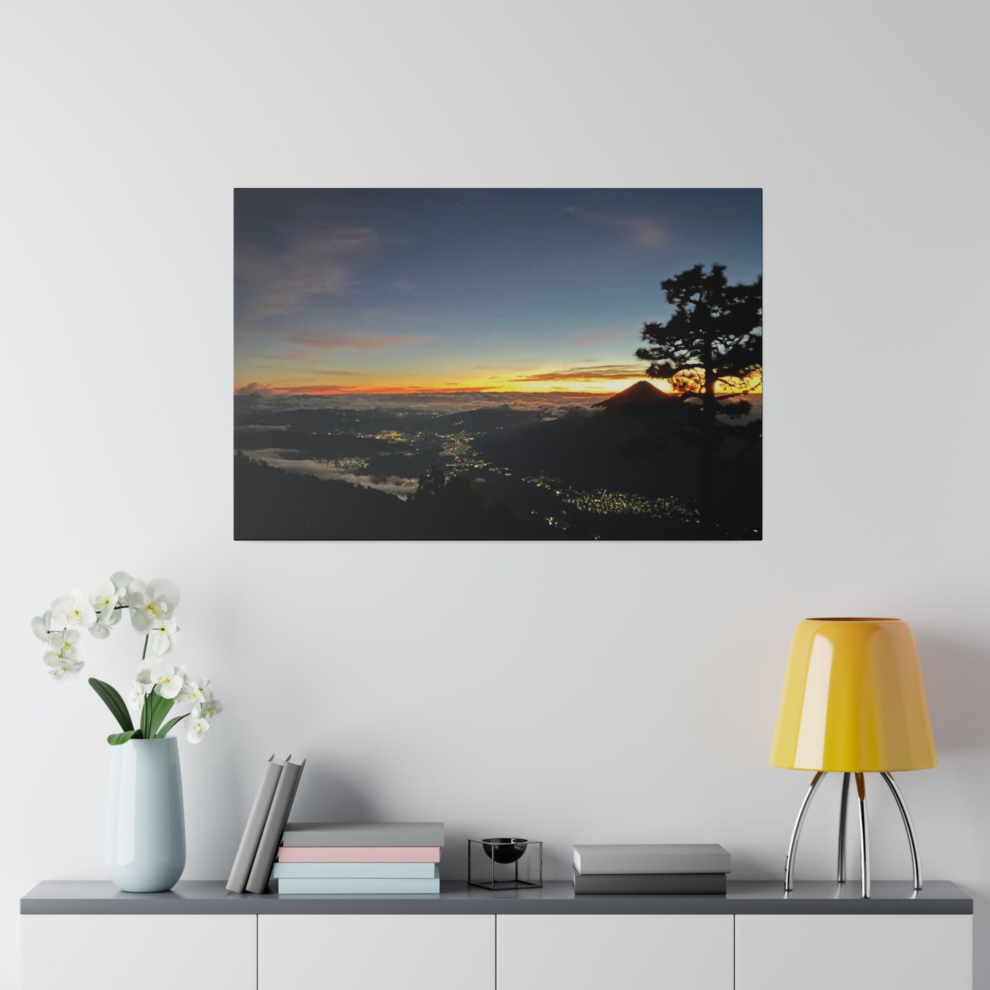 Volcán Acatenango - Matte Canvas Print and Wall Art, 0.75"