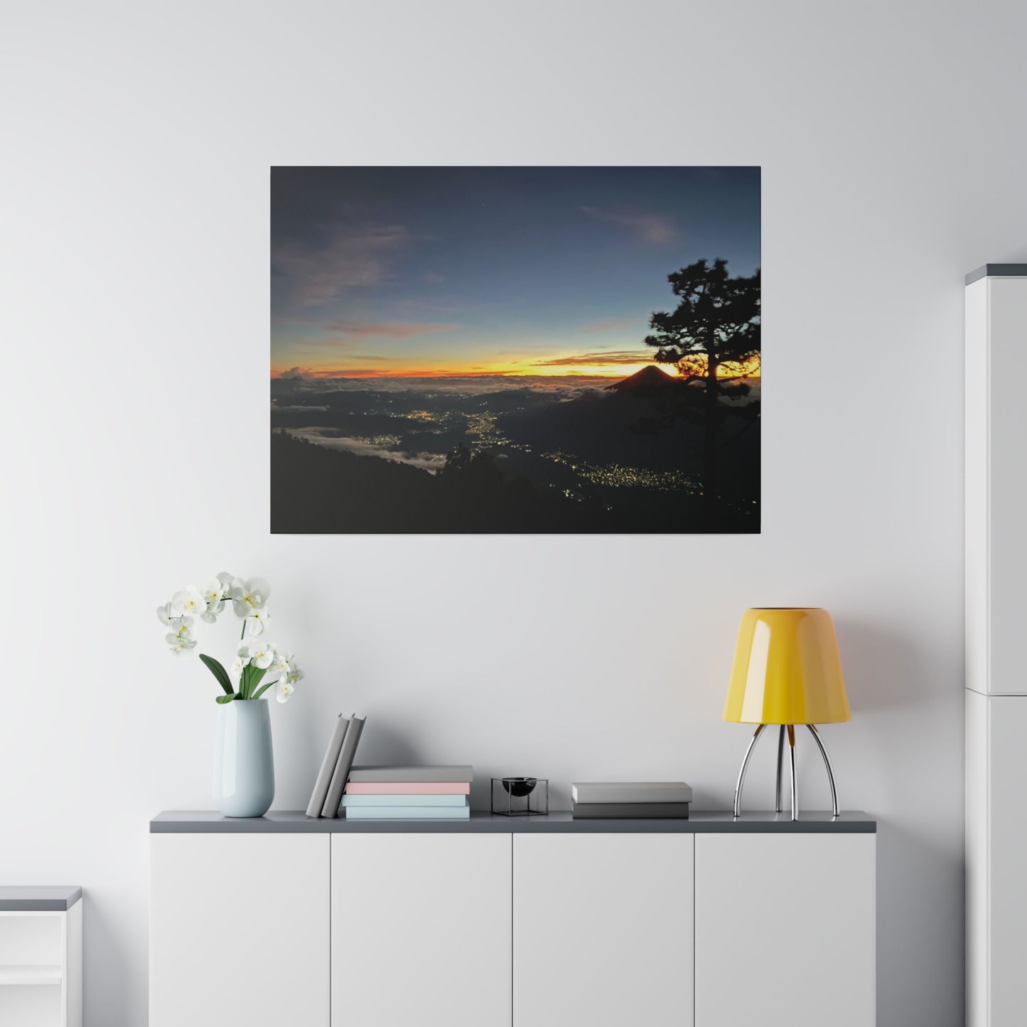 Volcán Acatenango - Matte Canvas Print and Wall Art, 0.75"