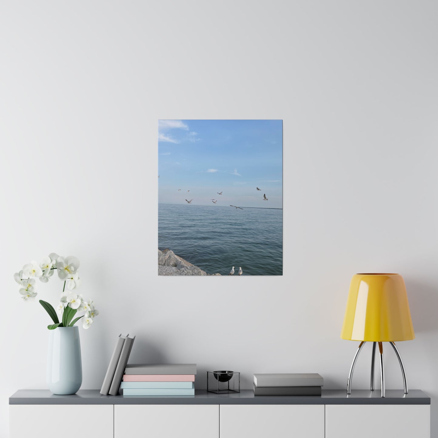 Grant Park Beach - Milwaukee, Matte Canvas Print and Wall Art Stretched, 0.75"