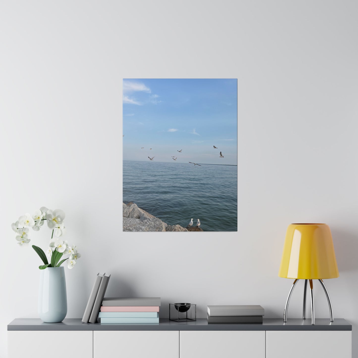 Grant Park Beach - Milwaukee, Matte Canvas Print and Wall Art Stretched, 0.75"