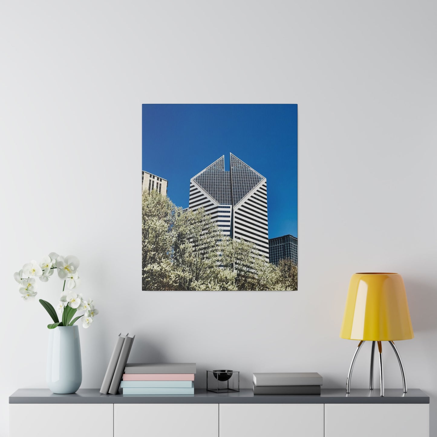 Craine Building Matte Canvas Print, Wall Art, Stretched, 0.75"