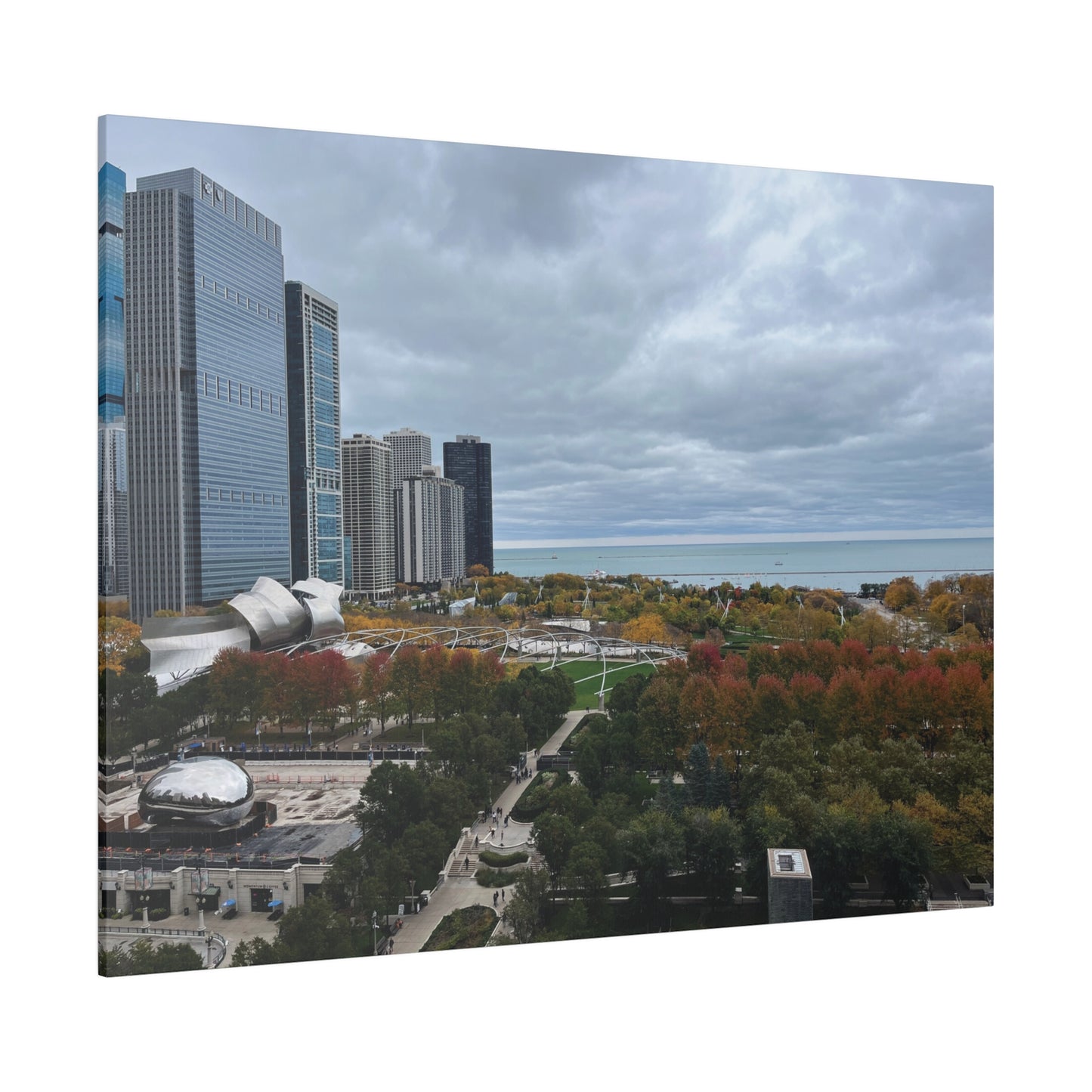 Millennium Park, Chicago - Matte Canvas Print and Wall Art, 0.75"