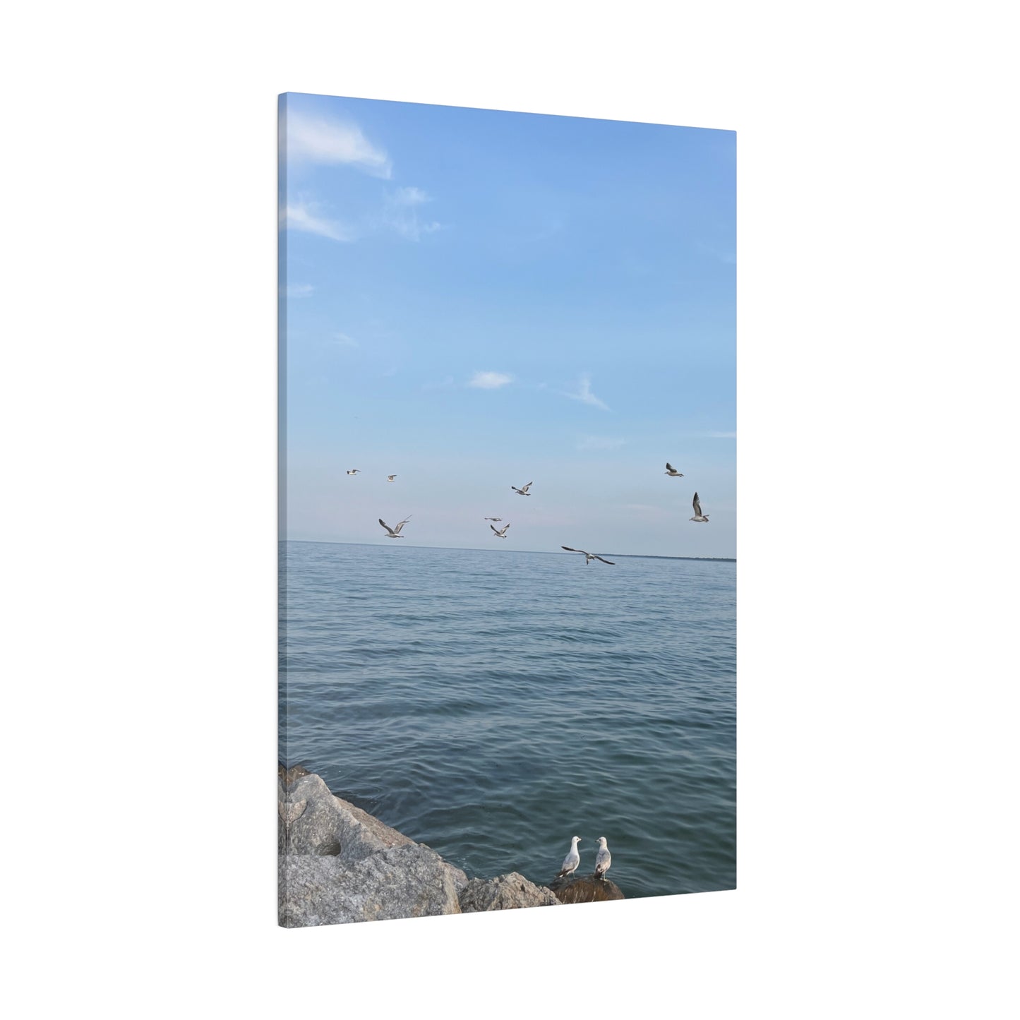 Grant Park Beach - Milwaukee, Matte Canvas Print and Wall Art Stretched, 0.75"