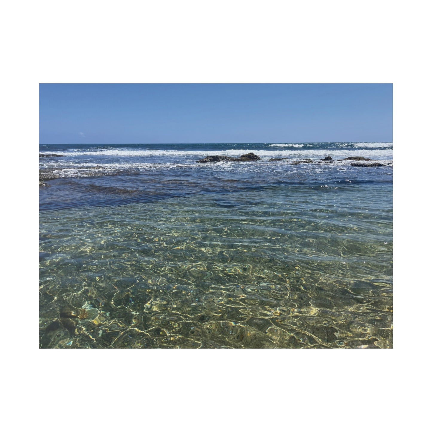 Escambrón Beach - Puerto Rico - Matte Canvas Print and Wall Art, 0.75"