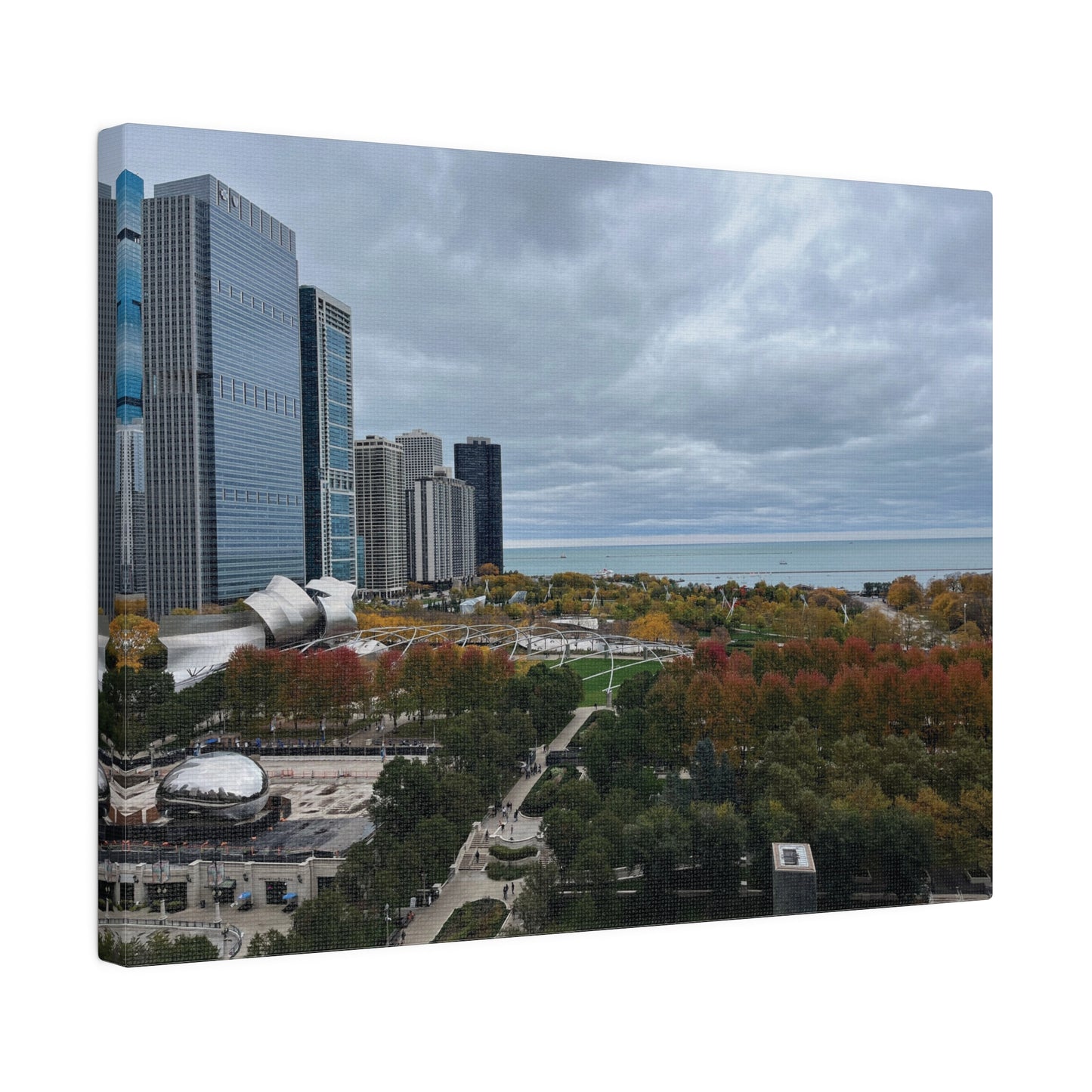 Millennium Park, Chicago - Matte Canvas Print and Wall Art, 0.75"