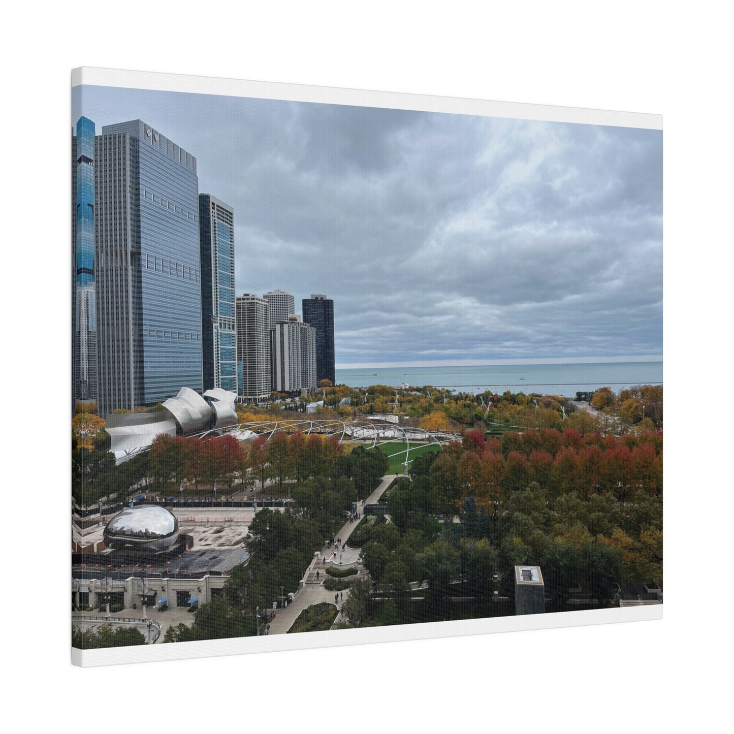 Millennium Park, Chicago - Matte Canvas Print and Wall Art, 0.75"