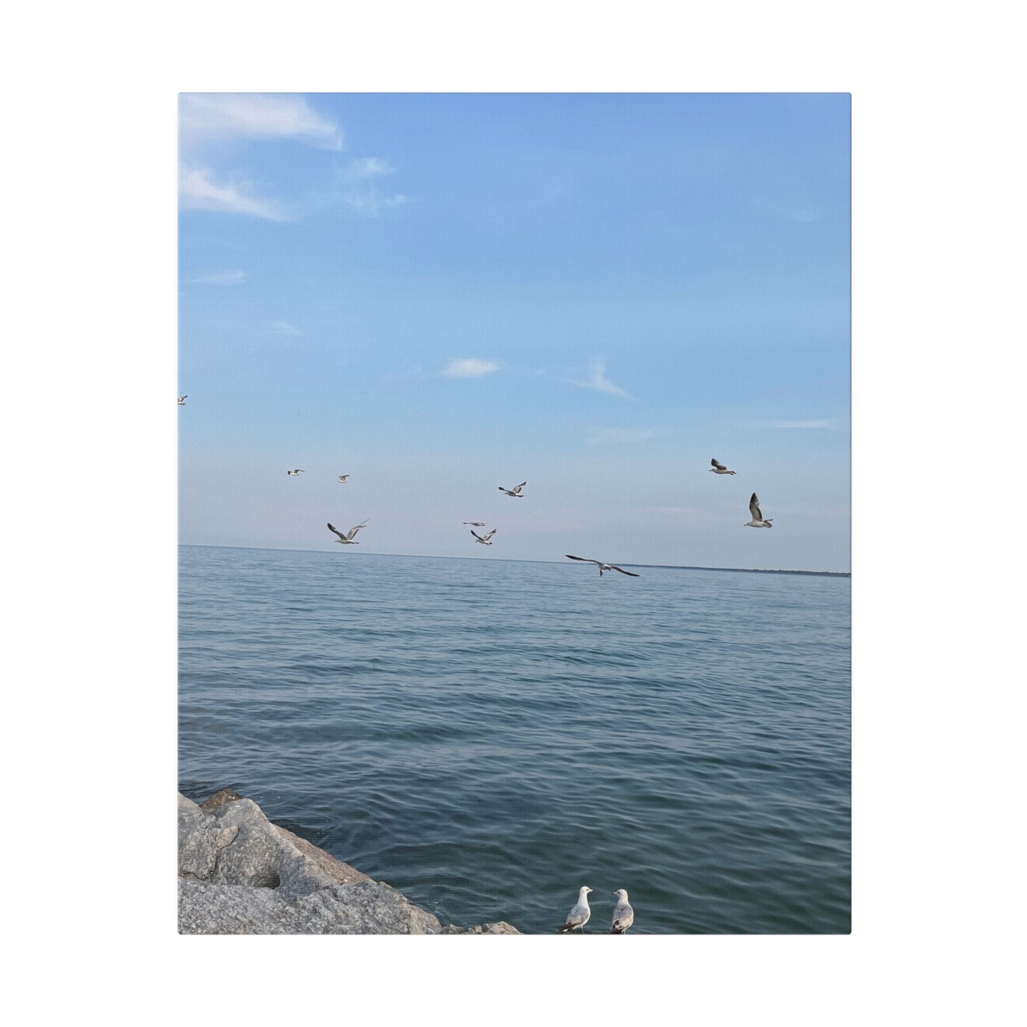 Grant Park Beach - Milwaukee, Matte Canvas Print and Wall Art Stretched, 0.75"