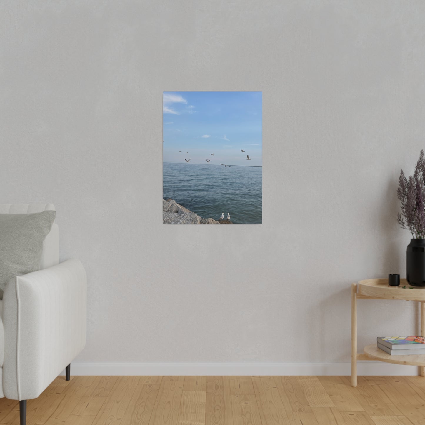 Grant Park Beach - Milwaukee, Matte Canvas Print and Wall Art Stretched, 0.75"