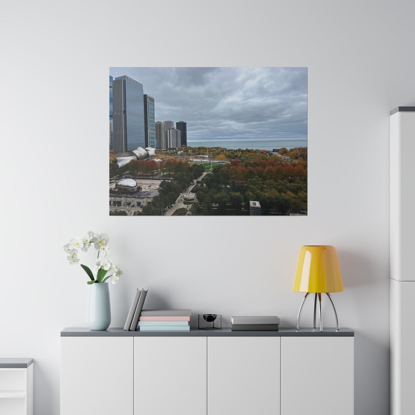 Millennium Park, Chicago - Matte Canvas Print and Wall Art, 0.75"