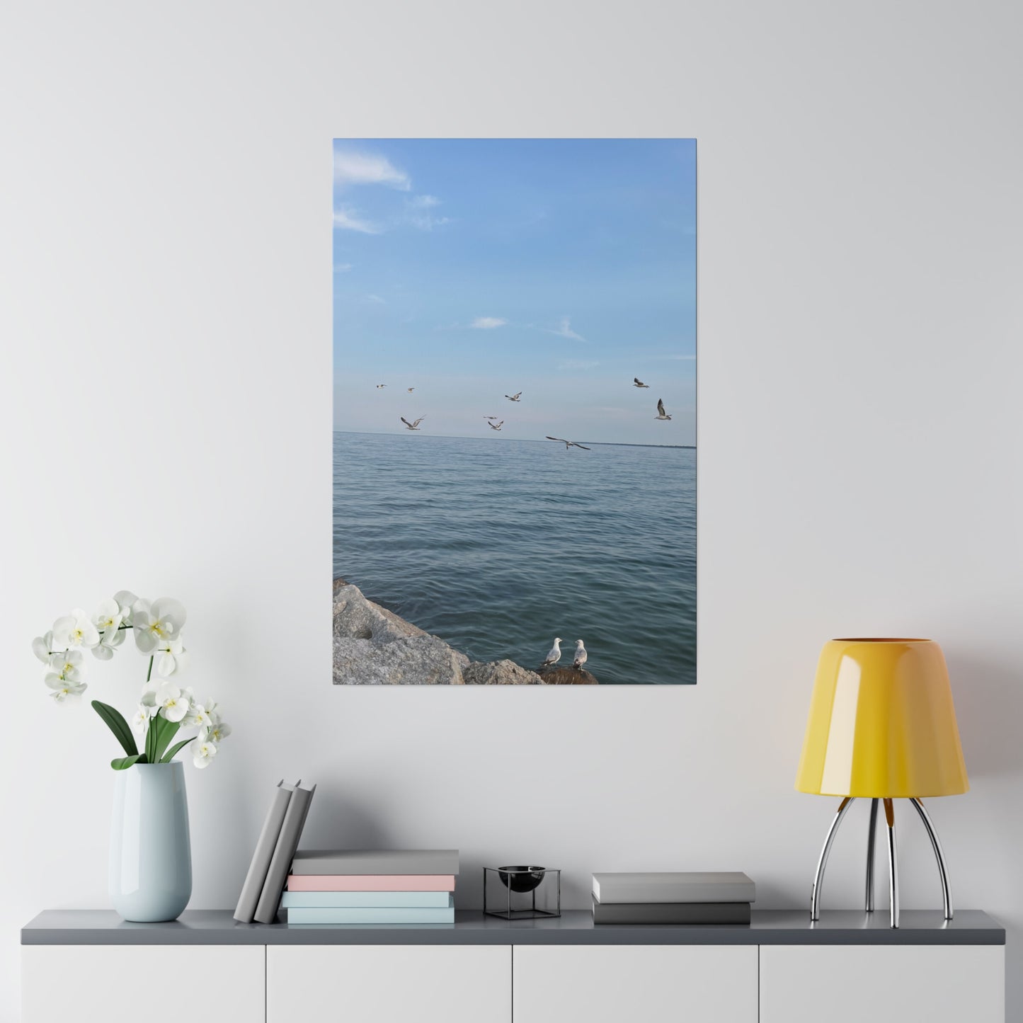 Grant Park Beach - Milwaukee, Matte Canvas Print and Wall Art Stretched, 0.75"