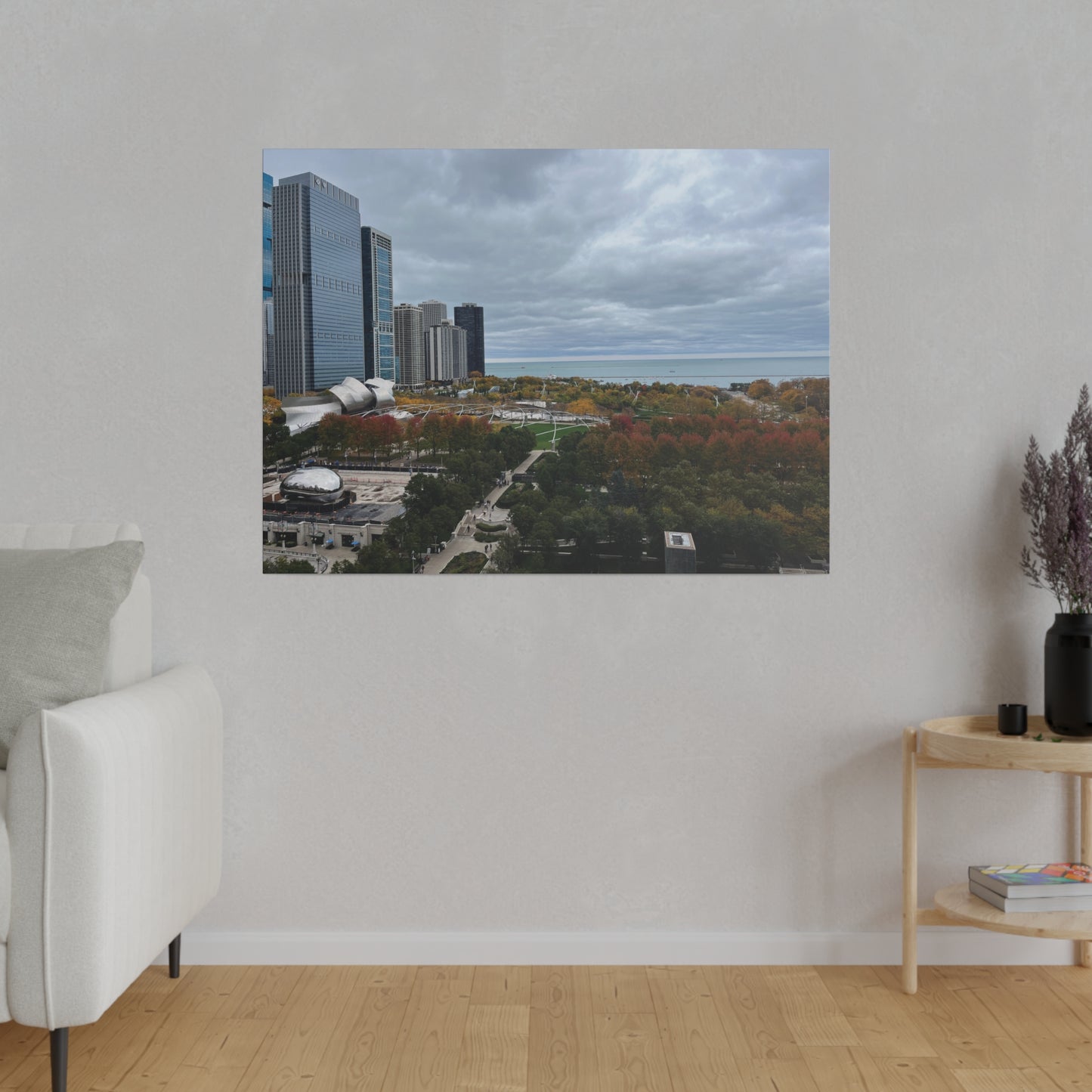 Millennium Park, Chicago - Matte Canvas Print and Wall Art, 0.75"