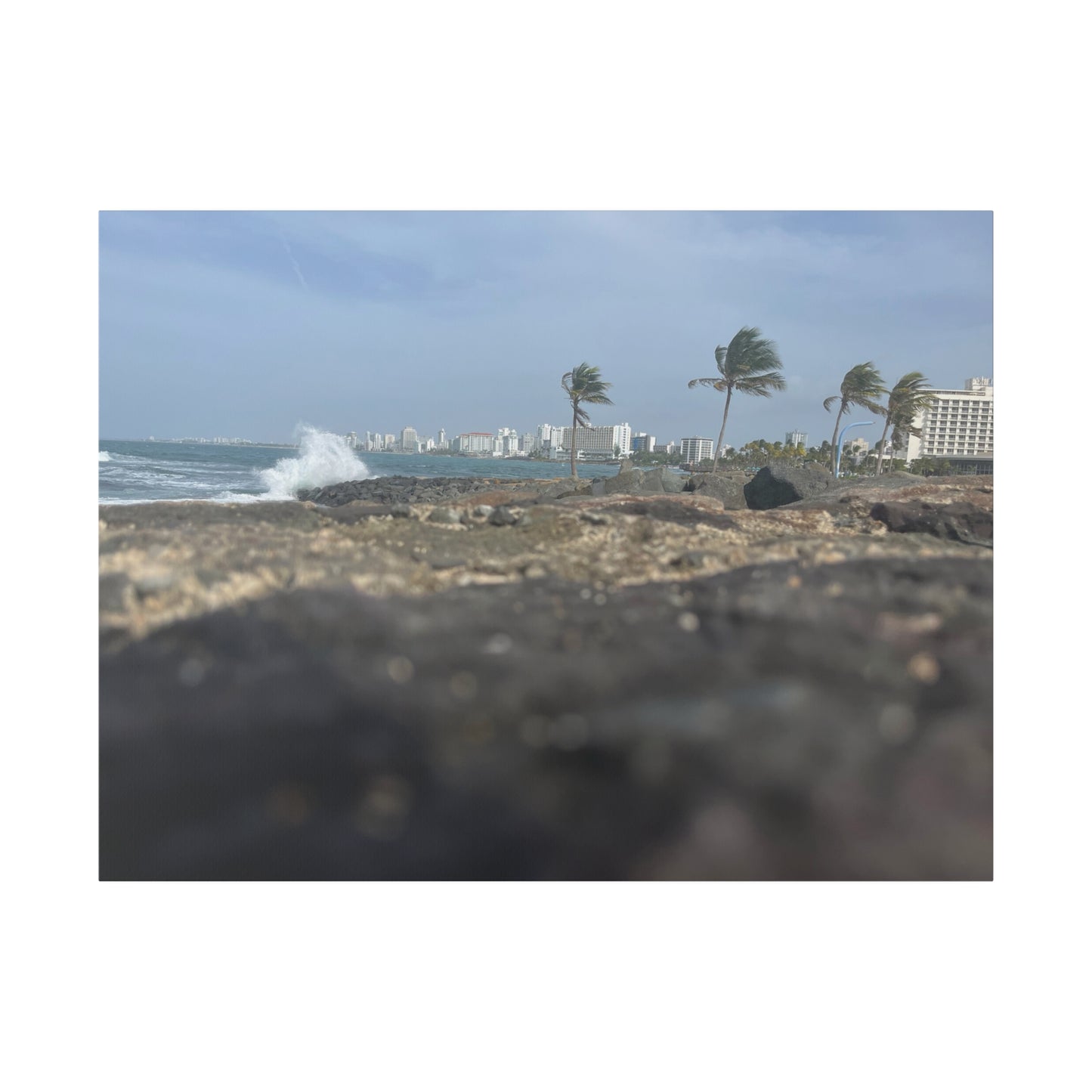 Ocean Winds of San Juan  - Matte Canvas Print and Wall Art, 0.75"