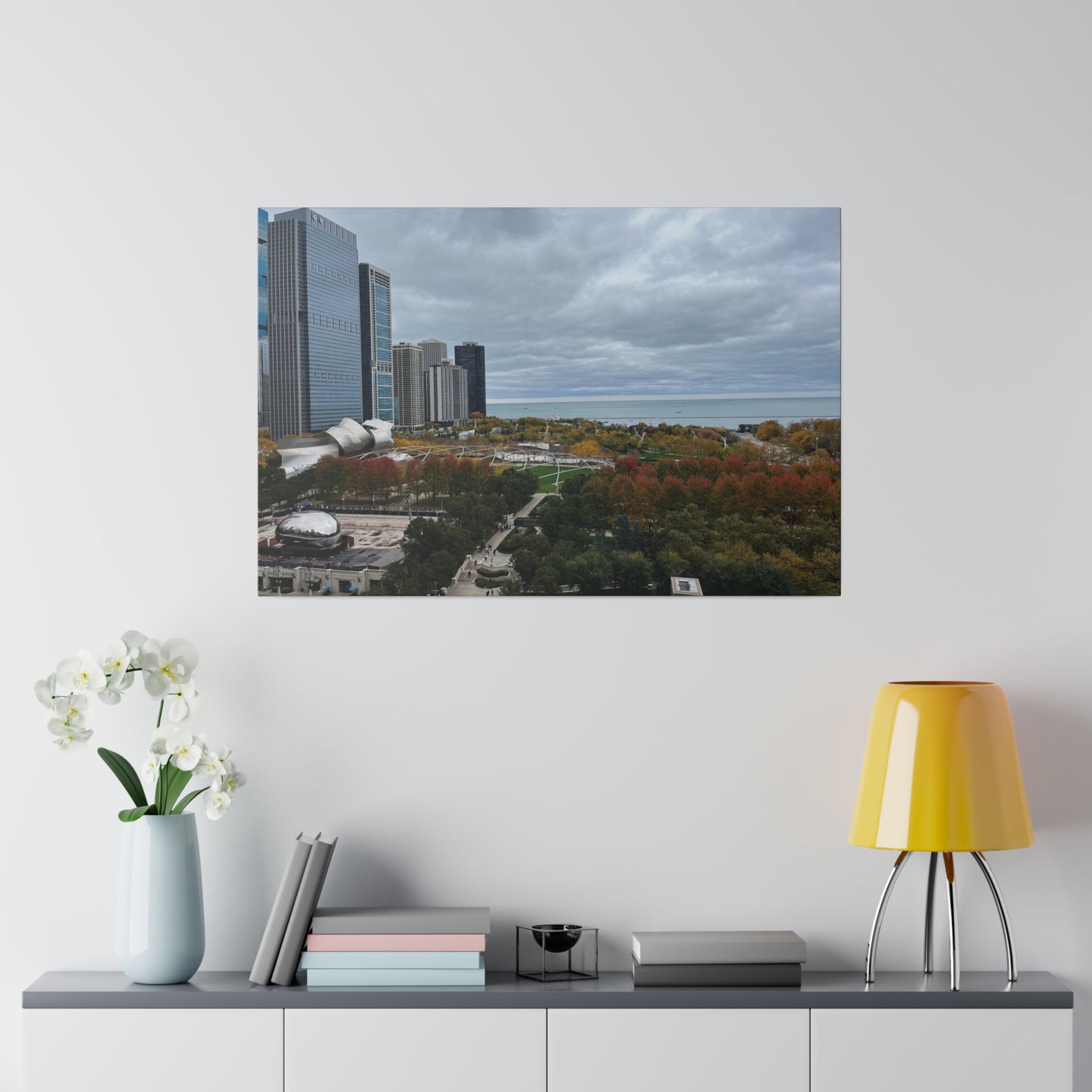 Millennium Park, Chicago - Matte Canvas Print and Wall Art, 0.75"